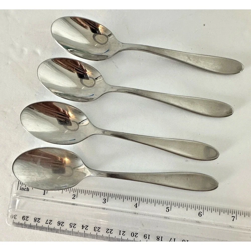 Mikasa Silverware Stainless Flatware‎ Set 4 Teaspoons Replacement